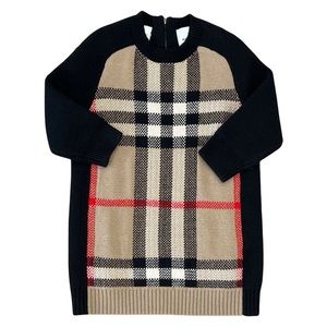 Nova Check Sweater Dress
